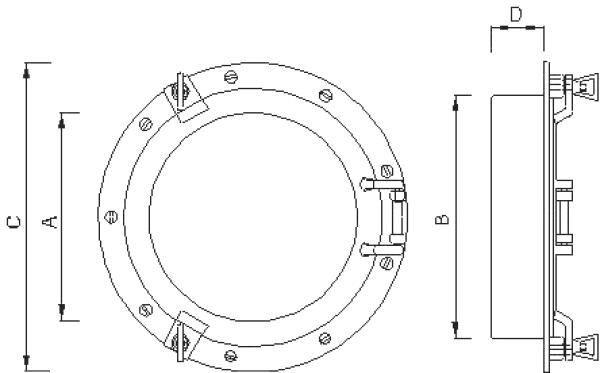 Bullauge Ø 26 cm