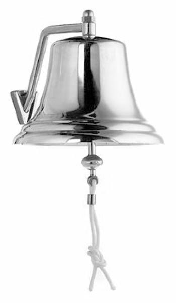 Glocke Ø 21 cm -  verchromt