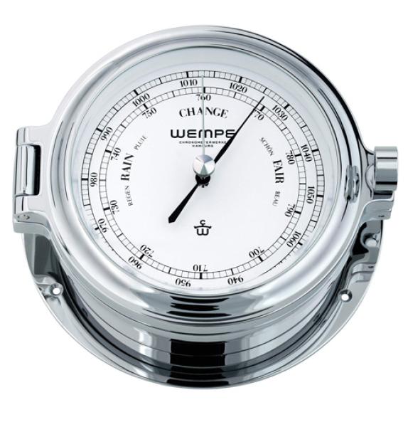 WEMPE Barometer Ø 140 mm - verchromt