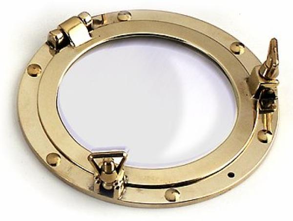 Spiegel Ø 21 cm im Bullauge