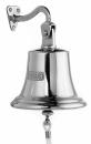 Glocke Ø 17 cm - mit Signatur "1888"  - verchromt