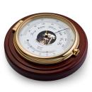 Hanseatic Barometer / Thermometer 210 mm - auf Holz