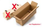 Versandkarton für Flaschenpost-Holzkiste