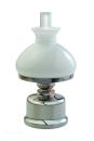 Old Danish Table Lamp - Petroleumbrenner - Edelstahl matt