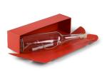 Flaschenpost  - aus Glas 700 ccm - in rotem Karton