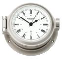 Vernickelte WEMPE Uhr Ø 120 mm - römische Zahlen